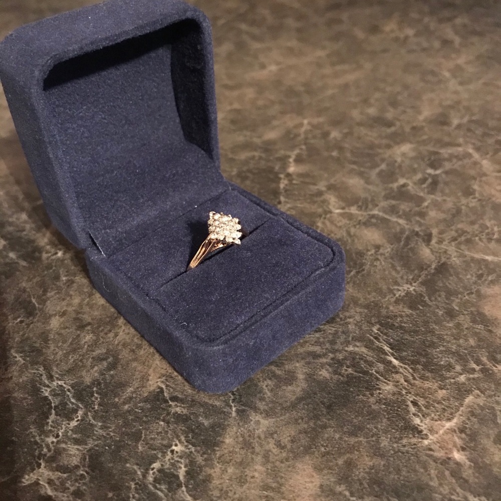 🔥Diamond cluster ring - Picture 4 of 8